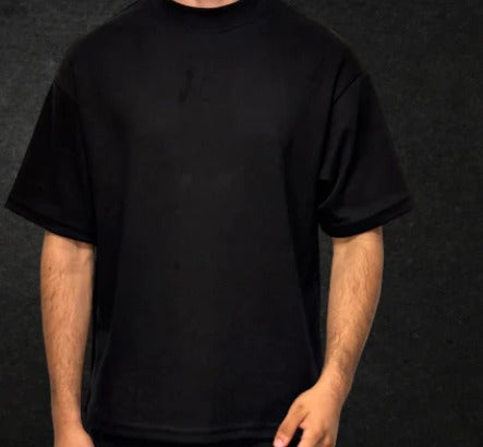 Playera Oversize Negro 250g